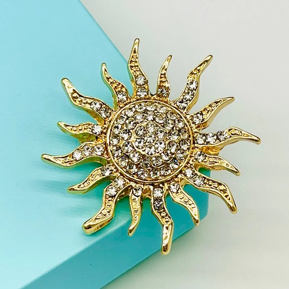 🔥2/$20 Sun brooch - Picture 6 of 7